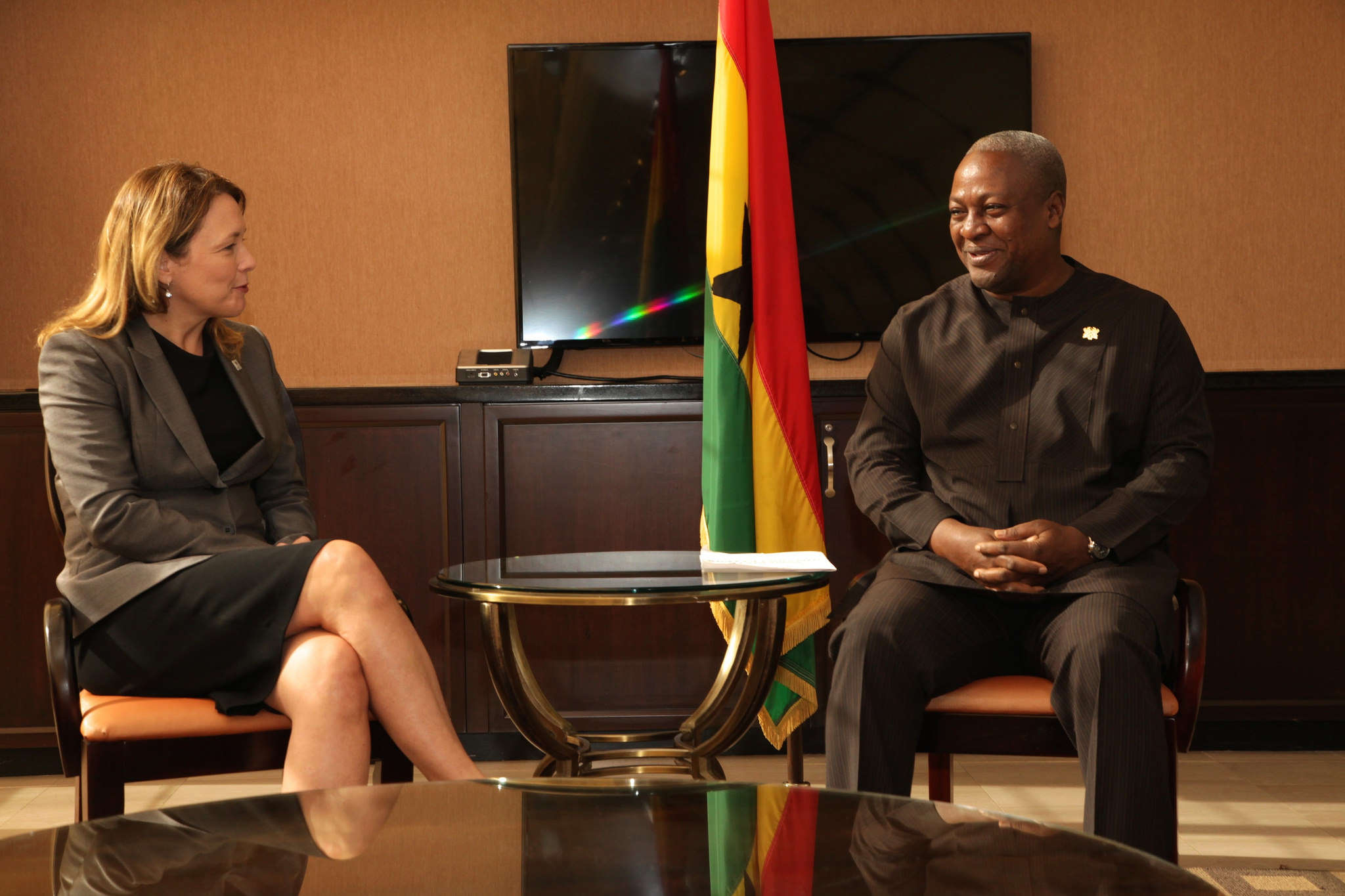 MCC Chief Executive meets Mahama [Photos]