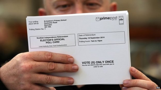 Scottish independence: Decision day