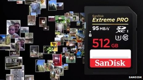 SanDisk SD memory card Ã¢â‚¬Ëœlargest everÃ¢â‚¬â„¢