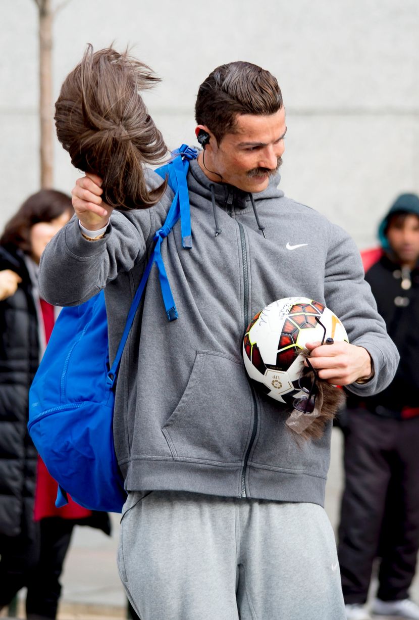 Cristiano Ronaldo Dresses As Beggar To Play Football With ...